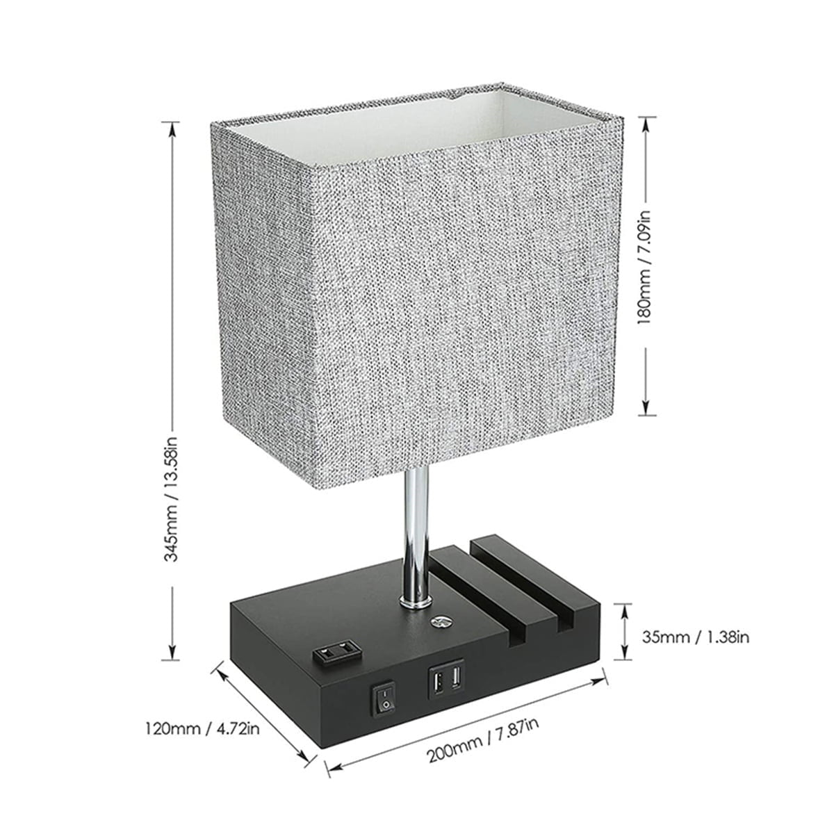 Multi Use Charging and Touch Control Lamp - Flexx Decor