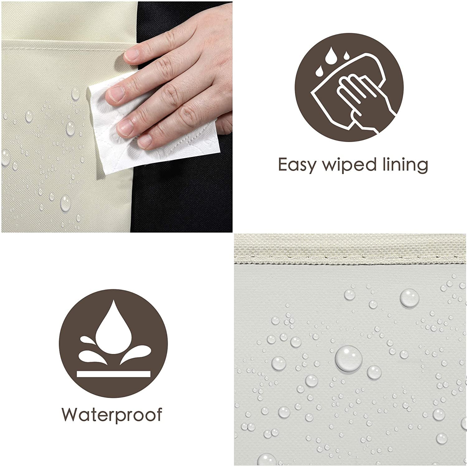 3 Section Laundry Basket with Wheels