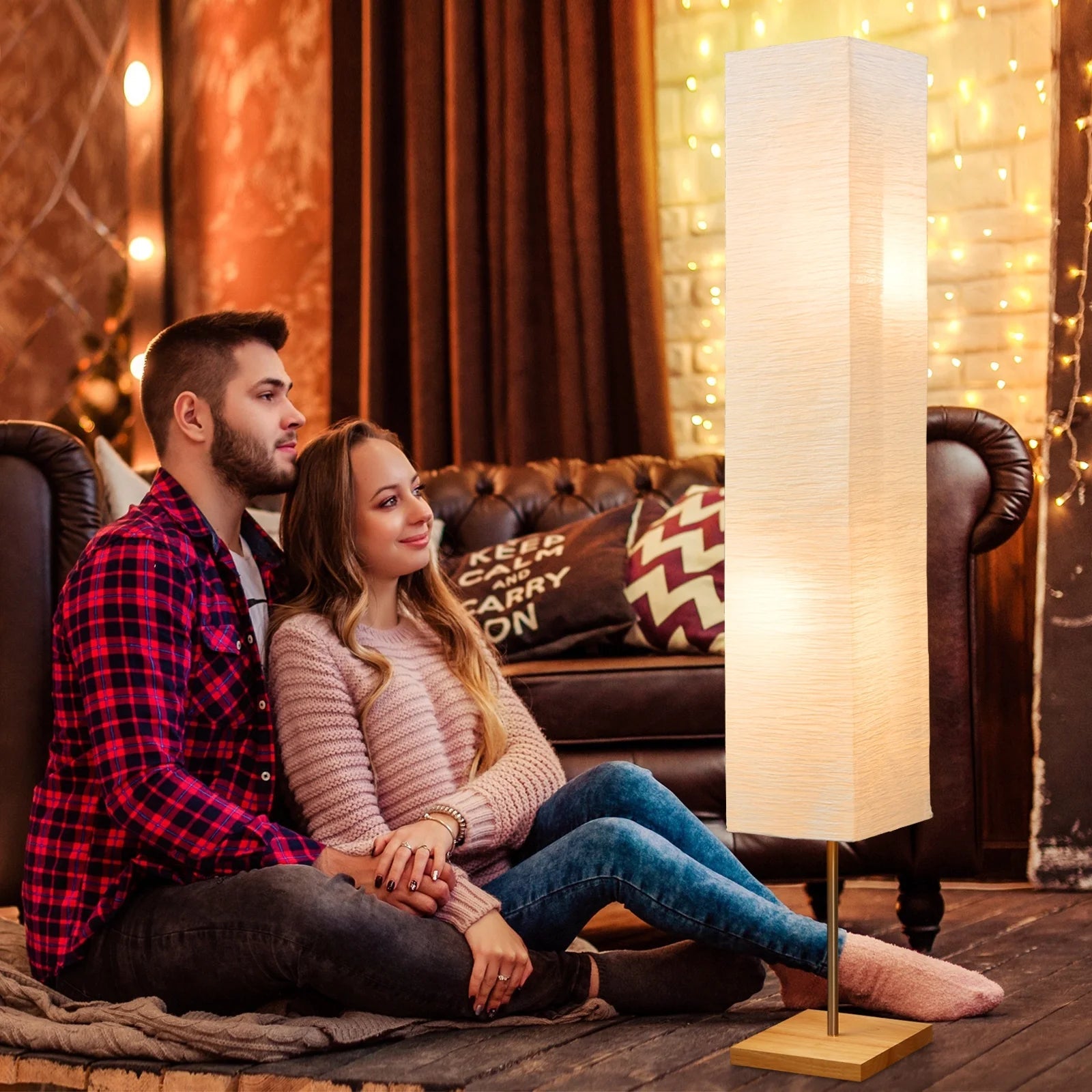 65 In. 3 Way Dimmable Standing Floor Lamp (Bulbs Included) - Flexx Decor