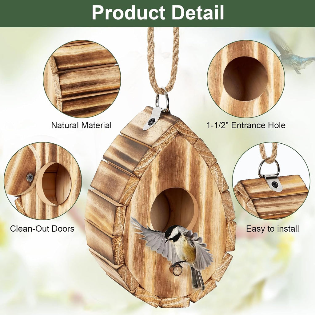 Small Nesting Wooden Birdhouse