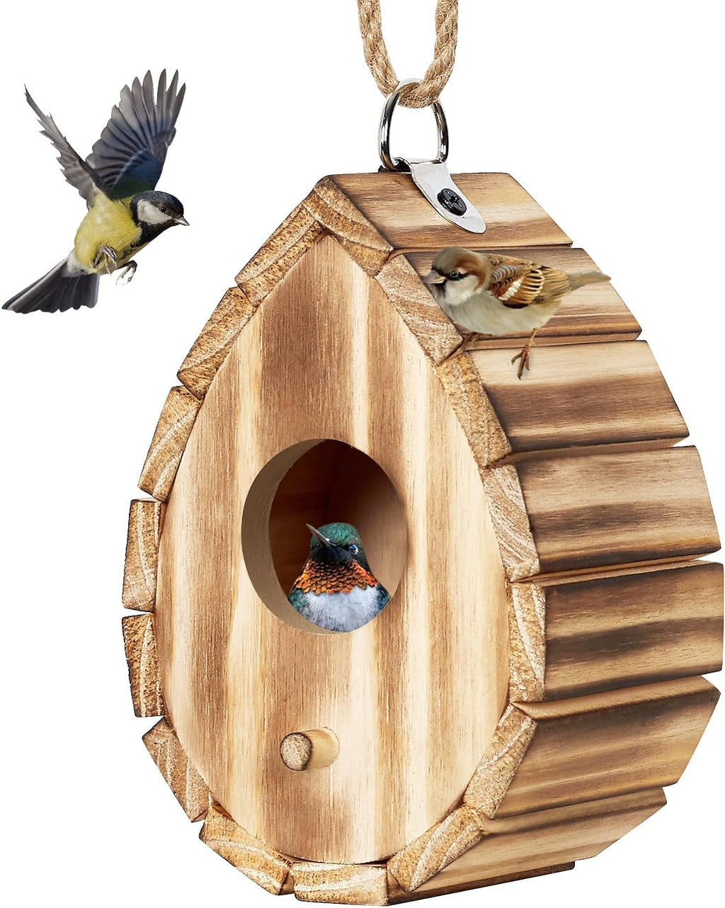 Small Nesting Wooden Birdhouse