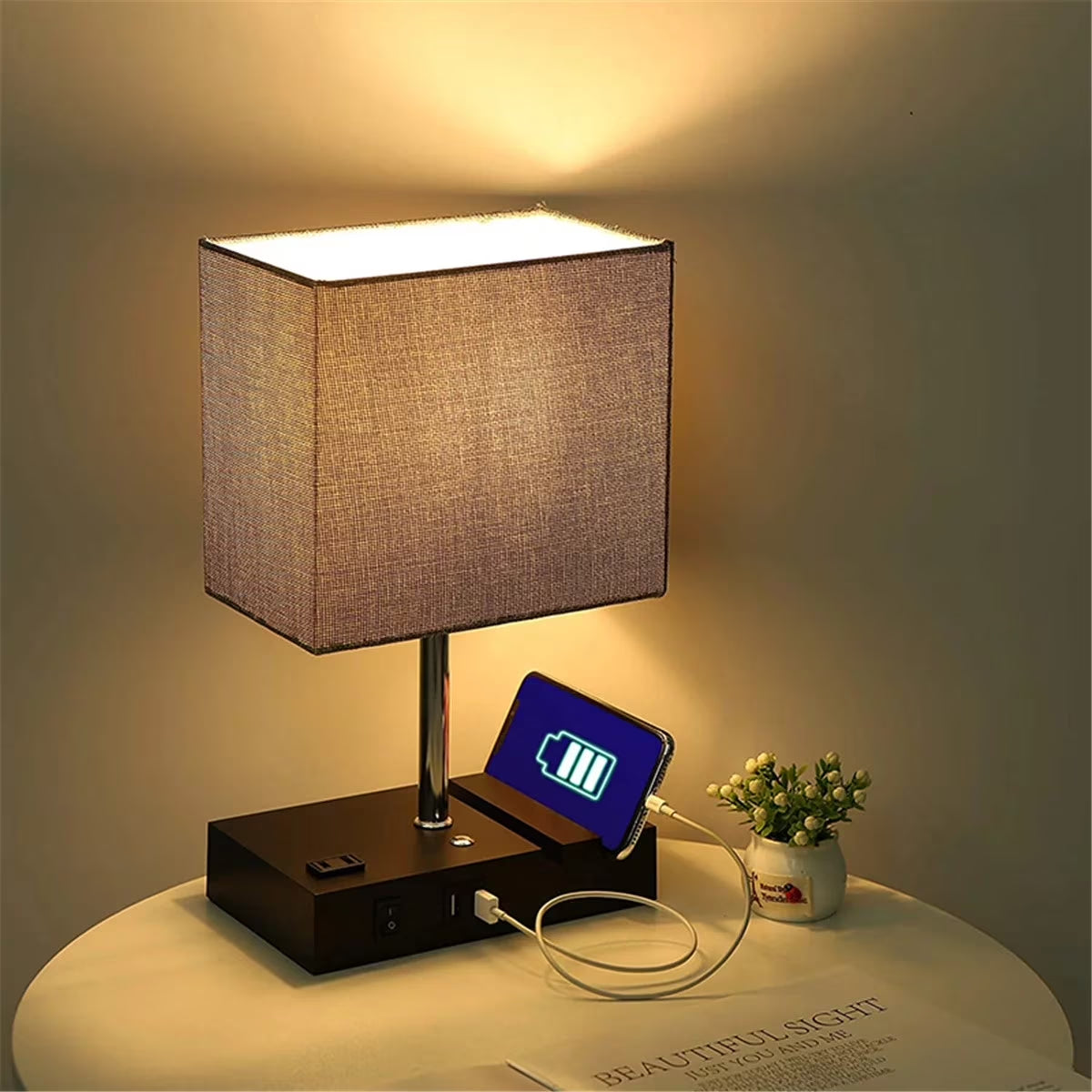 Multi Use Charging and Touch Control Lamp - Flexx Decor