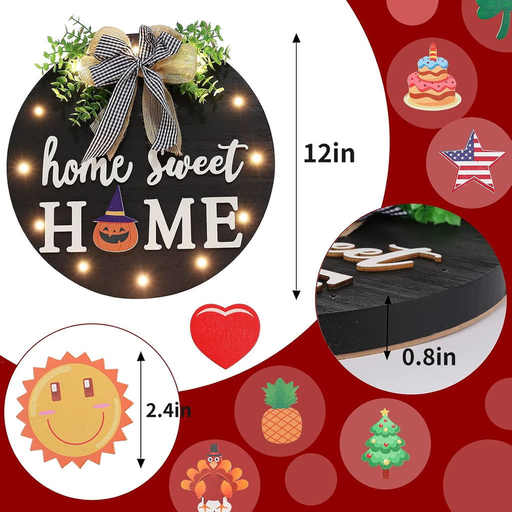 Interchangeable Welcome Sign