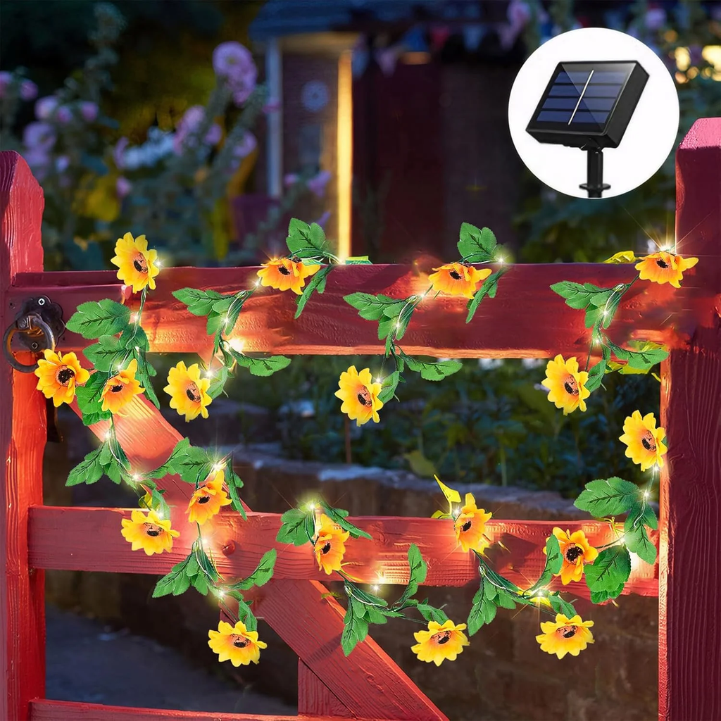 Sunflower Solar Lights
