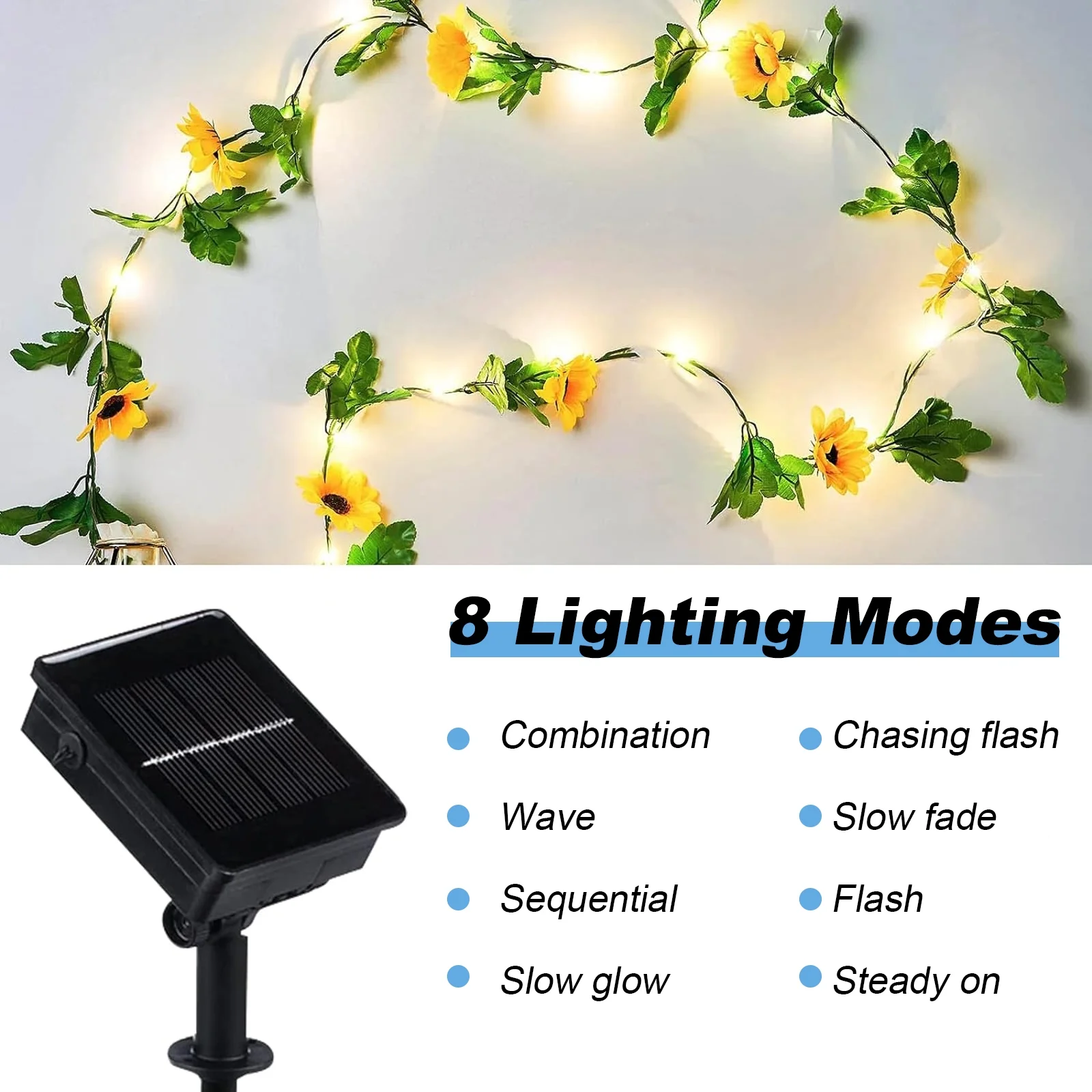 Sunflower Solar Lights