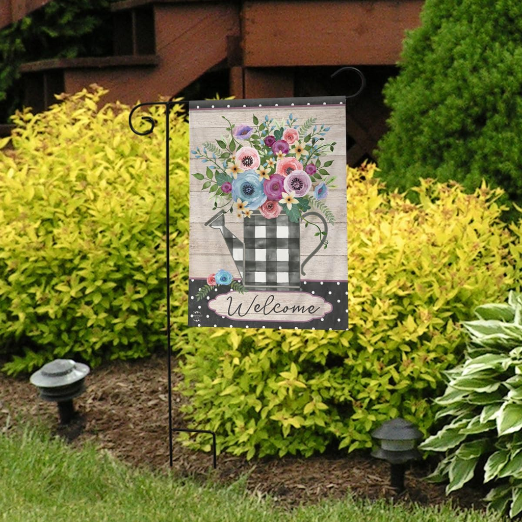 Watering Can Garden Flag
