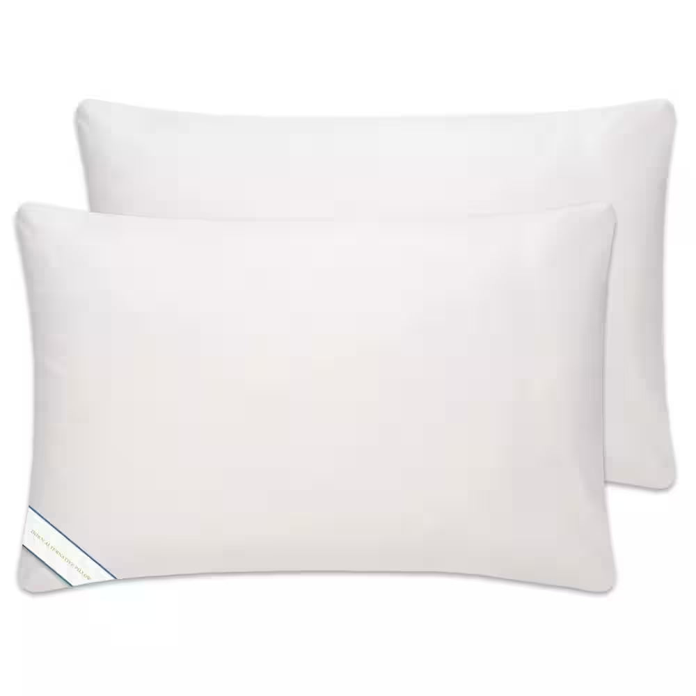 Soft Down King Size Pillows (Set of 2)