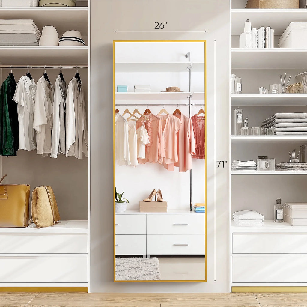 Rectangle Full Length Mirror "71X26" 