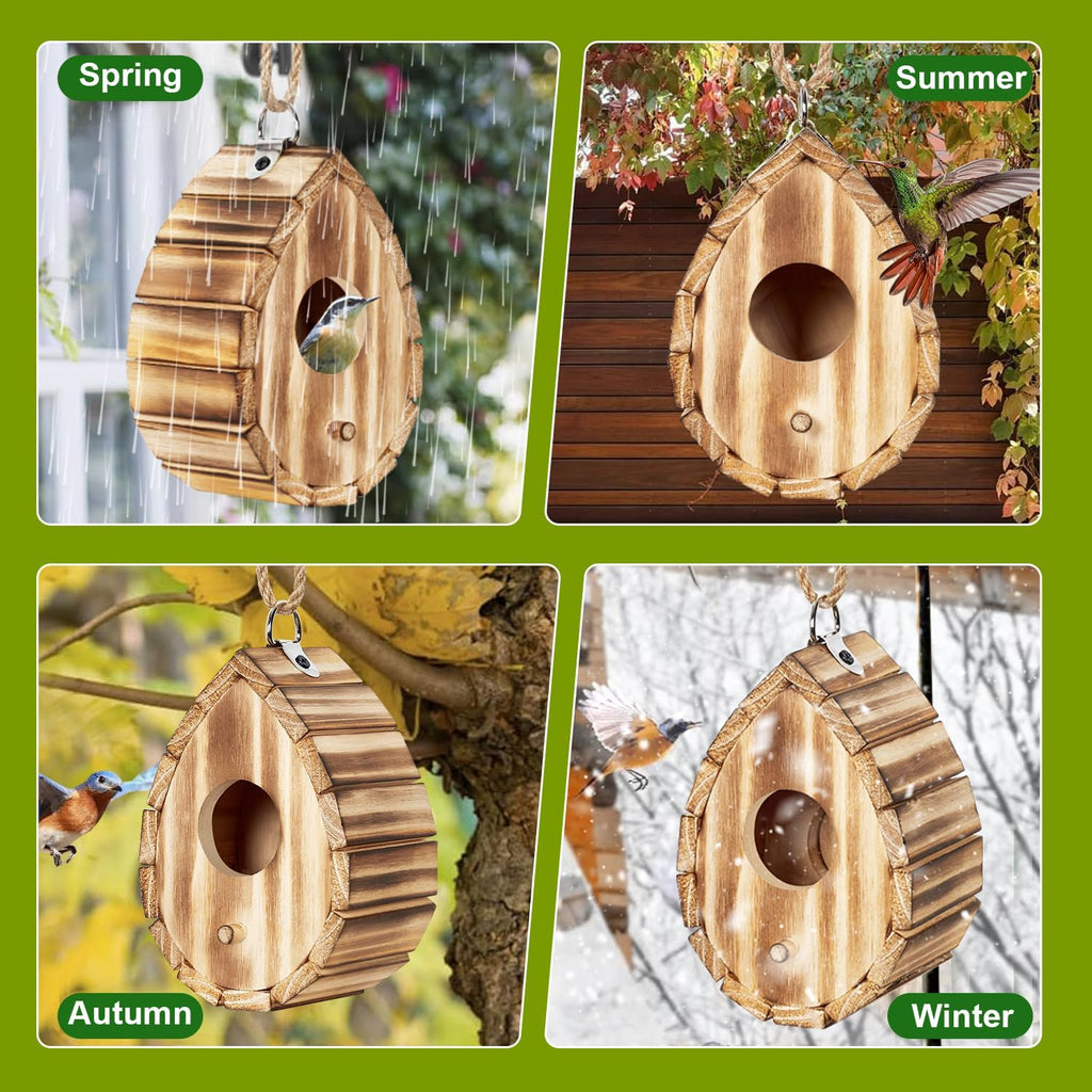 Small Nesting Wooden Birdhouse