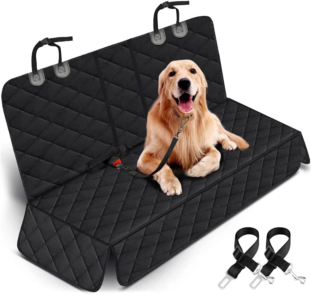 Waterproof Dog Car Seat Cover- Black - Flexx Decor